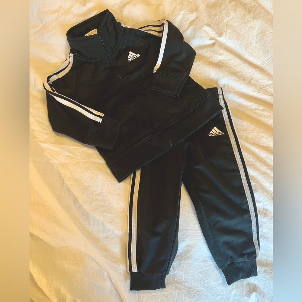 🖤 Toddler Adidas Track Suit Size 18M 18 Months 🖤